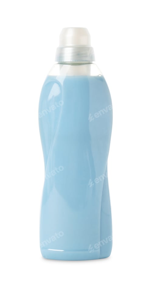 Preview: Bottle of fabric softener isolated on white