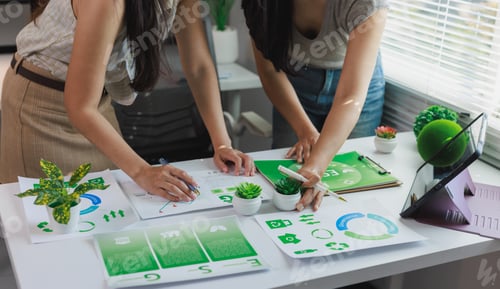 Preview: People collaborating on environmental social governance strategy