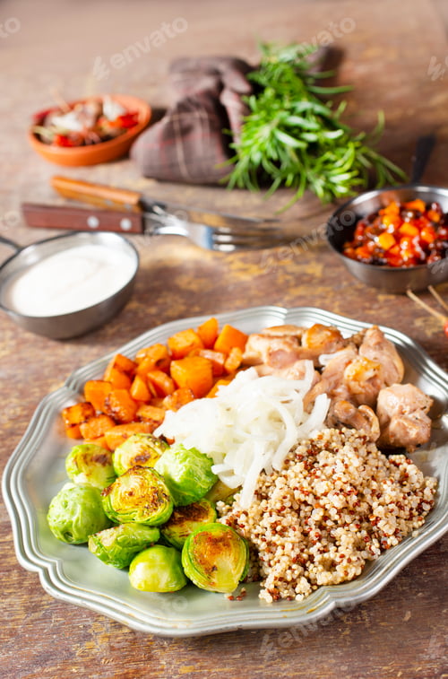 Preview: vegetables with chicken