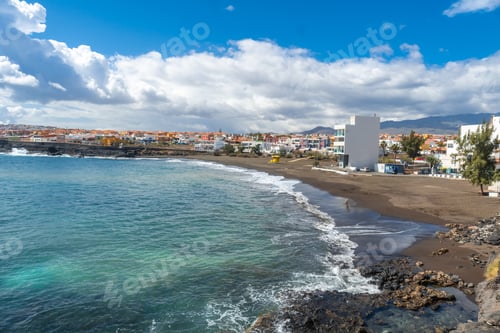 Preview: The beautiful beach of La Garita (Telde), Gran Canaria, Canary Islands
