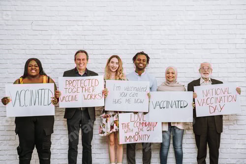 Preview: Peple gettig vaccine for covid-19 virus, vaccination against coronavirus