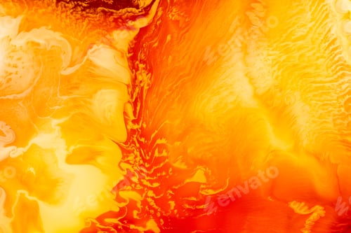 Preview: Abstract flow of liquid paints in mix