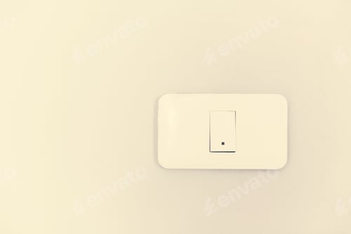 Preview: Switch supply on white background