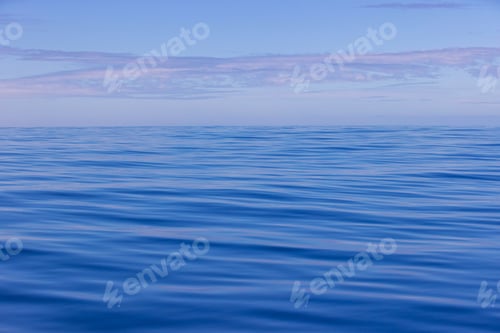 Preview: Calm blue ocean water in the South Pacific sea