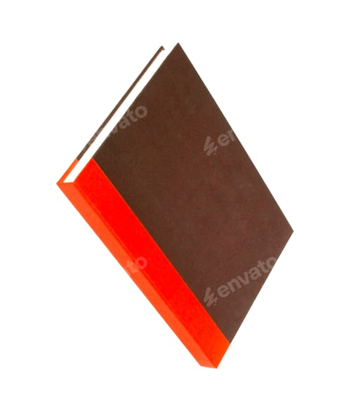 Preview: Red book with blank cover
