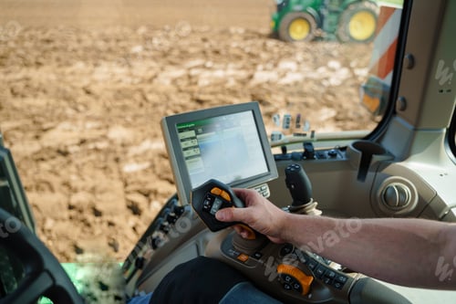 Preview: A farmer using a tractor to prepare the fields for planting. The image highlights the importance of