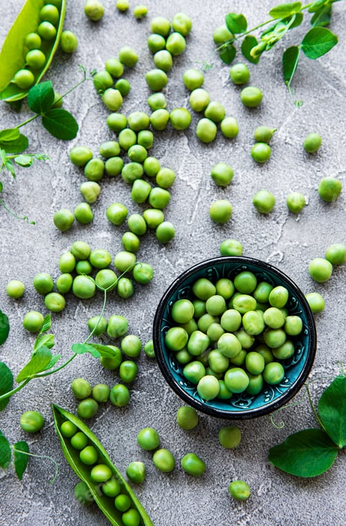 Preview: Pods of green peas
