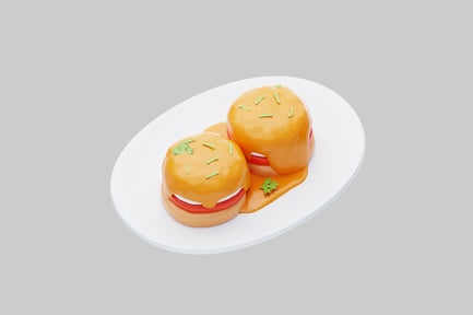 Preview: Eggs benedict with hollandaise sauce