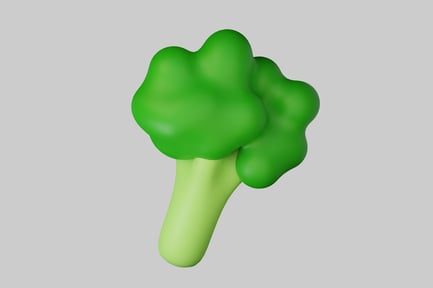 Vorschau: Glänzende zweiblättrige Blumenform