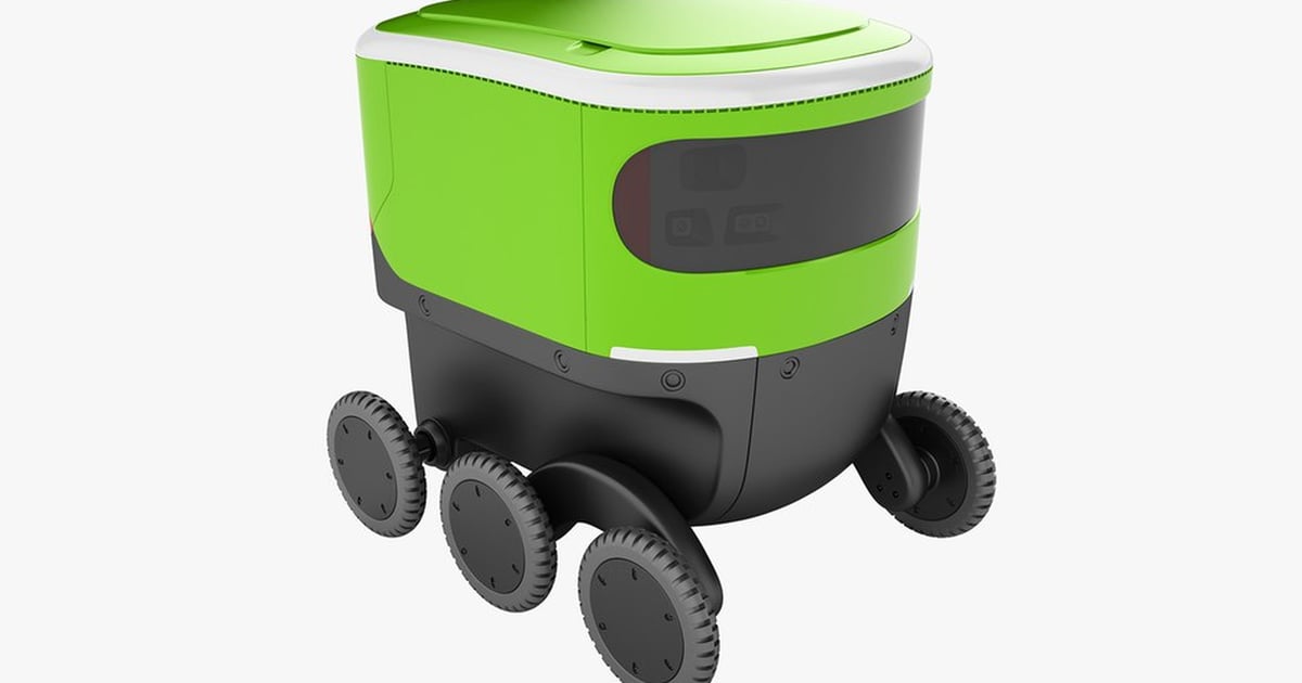 Autonomous Delivery Bot - Parcel Carrier 3D, Incl. autonomous ...