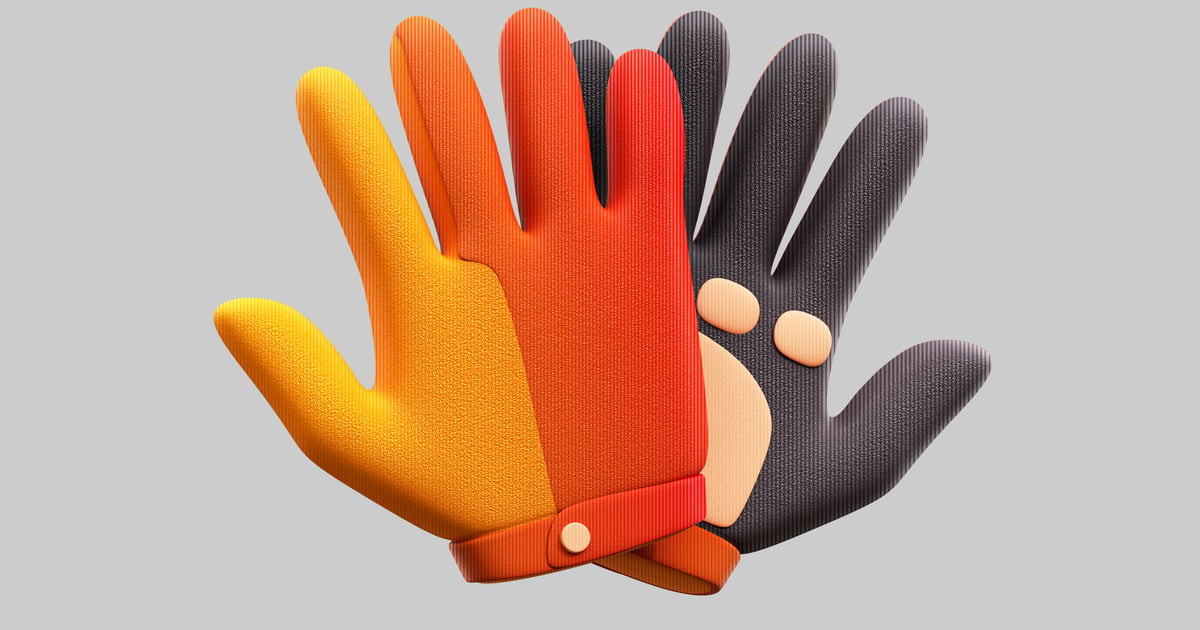 Stylized Hand 3D, Incl. on & right - Envato