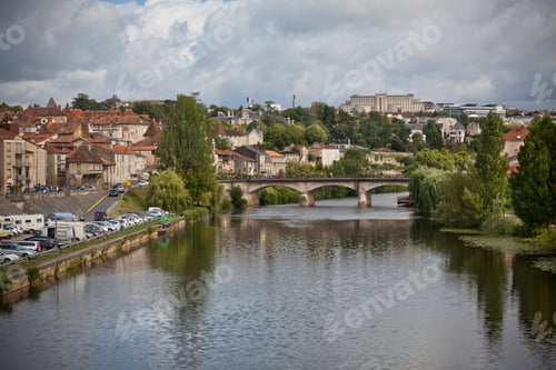 Preview: Picturesque view of Perigord town in France