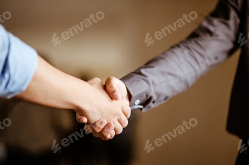 Preview: Business people shaking hands.business and office concept .
