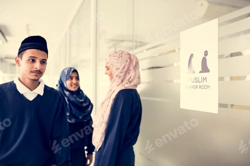 Preview: A group of Muslim students