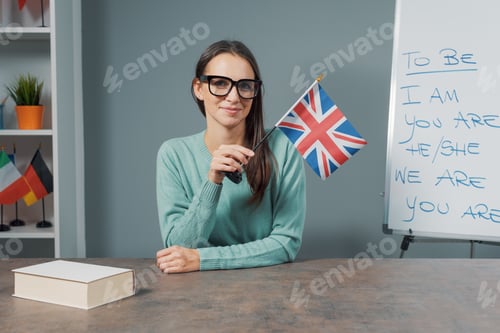 Preview: Professor teaching English grammar online