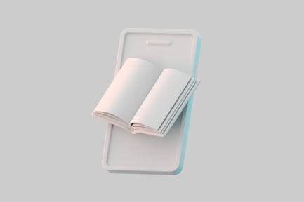 Preview: Phone with open book