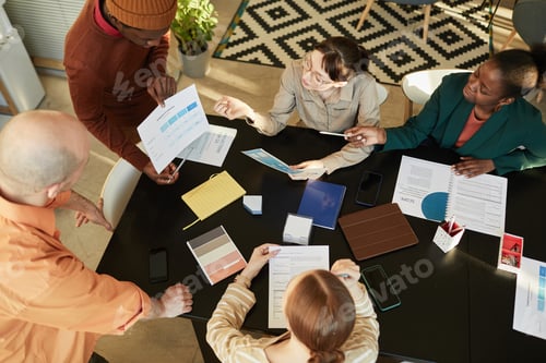 Preview: Team Brainstorming Ideas In Meeting