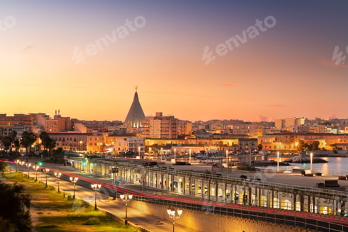Preview: Syracuse, Sicily, Italy Town Skyline