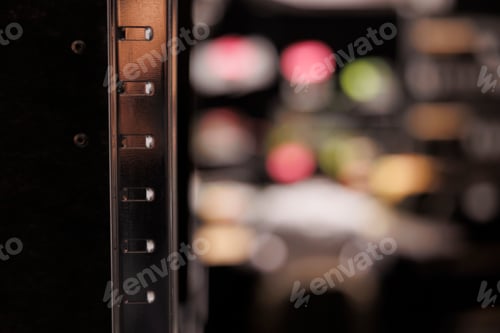 Preview: Metal shelf in empty police investigator office