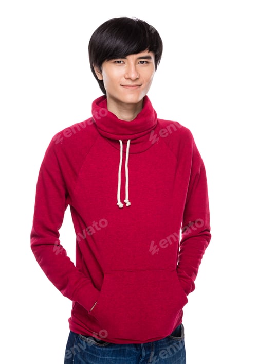 Preview: Asian young man portrait