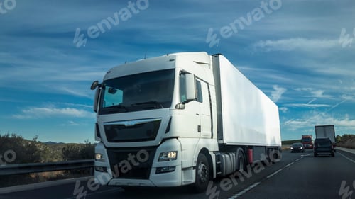 Preview: Van mockup isolated concept, Truck mock up