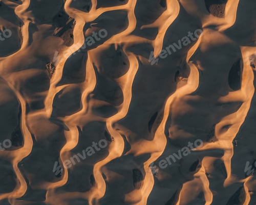Preview: Aerial Maspalomas dunes view on Gran Canaria island near famous RIU hotel