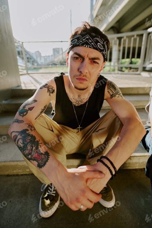 Preview: Brutal Young Man on Stairs