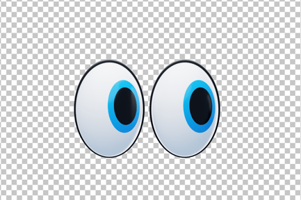 Preview: Eyes Emoji 3D Icon