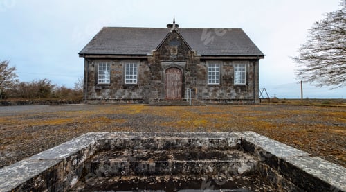 Preview: Former national school at Esker, Athenry, Co. Galway, Ireland, historic building and architecture, b