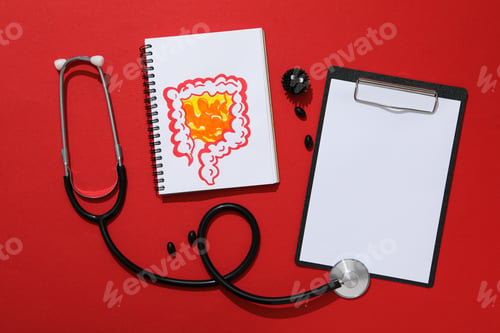 Preview: Concept of health care, stomach and intestinal problems