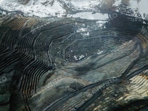 Preview: Aerial view of Kumtor gold mine