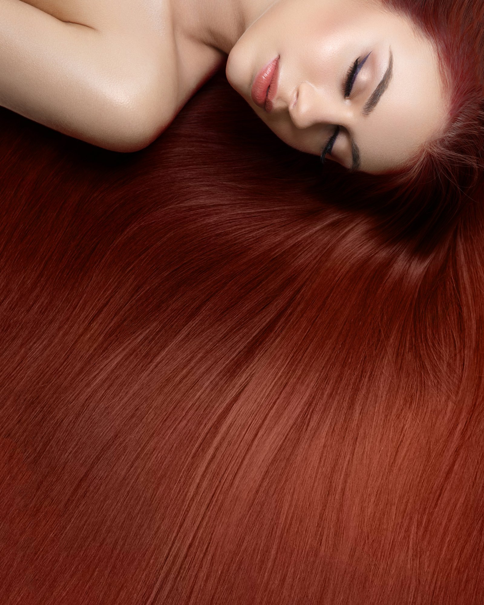 Flowing Red Hair