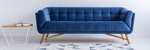 Preview: Sofa, table and rug