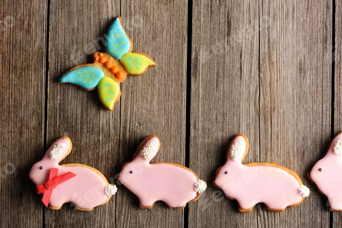 Preview: Easter homemade gingerbread cookie