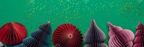 Preview: Trendy paper Christmas tree baubles