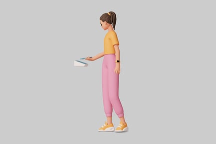 Preview: Woman with a slice of cake
