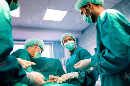 Preview: Medical Team Performing Operation in a Hospital