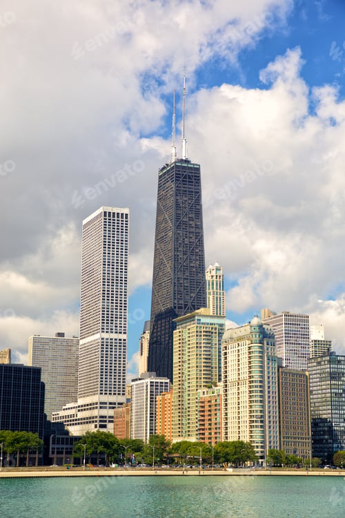 Preview: Chicago urban skyline