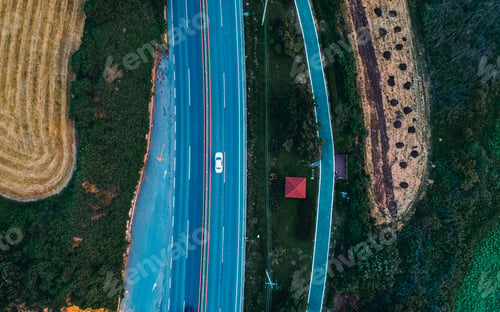 Preview: aerial view of highway road in Naju