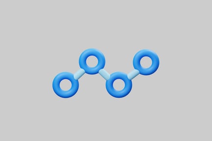 Preview: Blue connecting circles network diagram