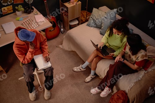 Preview: Discussing Research Project in Dorm Room Setting