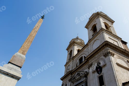Preview: Church Trinita dei Monti in Rome, Italy