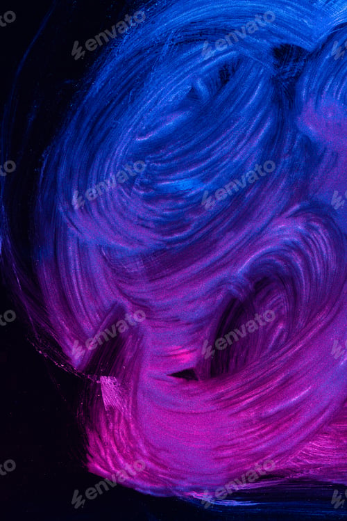 Preview: Smears of neon paint