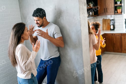 Preview: Family arguments and fights make children stressful angry or sad