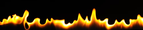 Preview: Close-up flames of an alcohol burner on a dark background