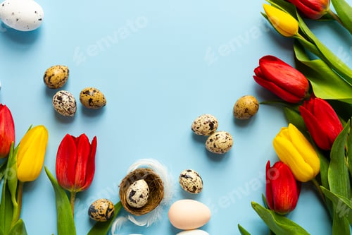 Preview: Easter background, copy space
