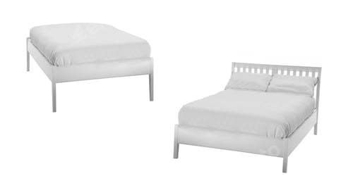 Preview: bed isolated on white