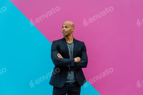 Preview: Young businessman going to work in the morning