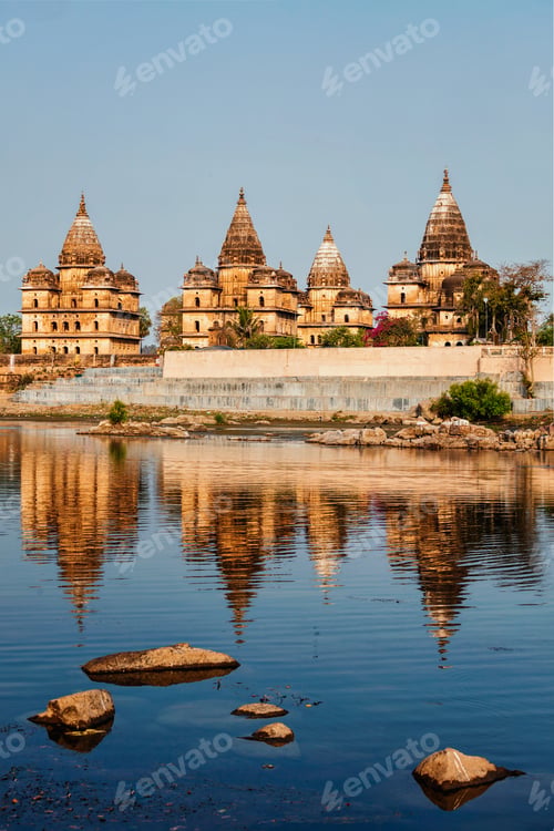 Preview: Royal cenotaphs of Orchha, Madhya Pradesh, India