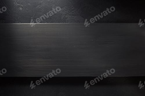 Preview: black plank wooden board